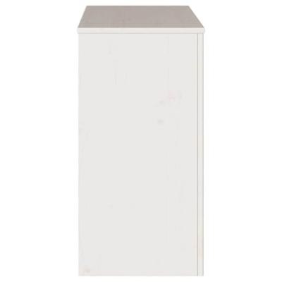 Wandtafel Drammen Wit 89,5 x 37 x 73 cm Massief grenenhout
