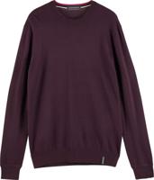 Classic crewneck pull bordeaubergine - thumbnail