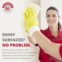 Vileda microvezeldoek Purmicro Active, pak van 5 stuks, rood - thumbnail