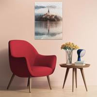 Ravensburger puzzel Het eiland van wensen Bled Sloveni 1500 stukjes - thumbnail