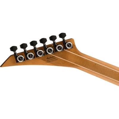 Jackson American Series Virtuoso HT EB Satin Black elektrische gitaar met Jackson Foam Core Case - thumbnail