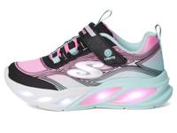 Cosmic Glow S-lights SKECHERS lichtgevende baskets zwart - thumbnail