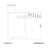 Glorious Workbench White studio-workstation - thumbnail