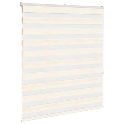 VidaXL Zebra rolgordijn 130x150 cm stofbreedte 125,9 cm marmerbeige VidaXL Zebra rolgordijn 130x150 cm stofbreedte 125,9 cm marmerbeige