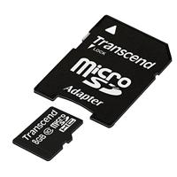 Transcend Premium microSDHC-kaart Industrial 8 GB Class 10 Incl. SD-adapter - thumbnail