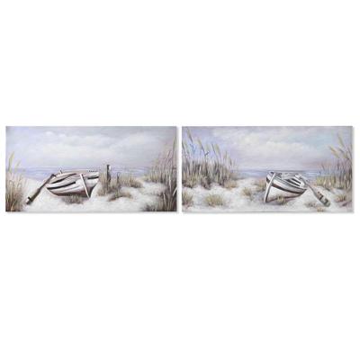 Schilderij Home ESPRIT Mediterrane 140 x 3 x 70 cm (2 Stuks)