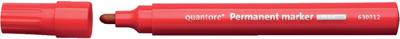 Quantore permanent marker 1-1,5mm rond rood
