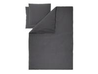 LIVARNO Mousseline dekbedovertrek 200 x 200 cm (Donkergrijs) - thumbnail