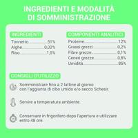 SCHESIR Complements Tuna with algae in jelly - nat kattenvoer - 70g - thumbnail