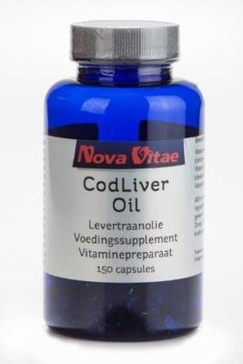 Nova Vitae Levertraanolie capsules 150 Capsules