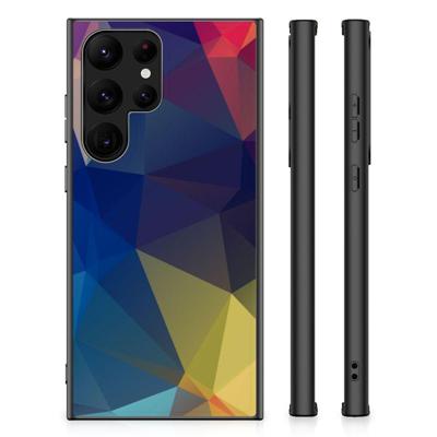 Samsung Galaxy S23 Ultra Backcover Polygon Dark Samsung Galaxy S23 Ultra Backcover Polygon Dark