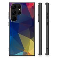 Samsung Galaxy S23 Ultra Backcover Polygon Dark - thumbnail