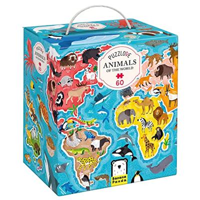 Banana Panda - puzzlove dieren over de hele wereld - 60st.