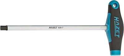 Hazet Werkplaats Inbusschroevendraaier Sleutelbreedte (metrisch): 7 mm Koplengte: 200 mm Afmeting, lengte: 234 mm