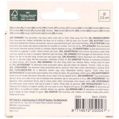 Confetti Bloemvorm Blooming Baby Girl (80st)