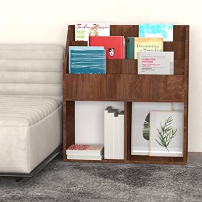 Kindertijdschriftenrek 71x30x78,5 cm bewerkt hout bruineiken