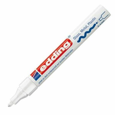 Edding 750 paint marker 4-750049 Lakmarker Wit 2 mm, 4 mm
