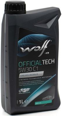 Wolf motorolie "officialtech c1". motoroil 5w30 1l off.tech c1