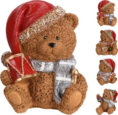 Bear With Xmas Hat Sitting kerst I Nampook - Nampook Bear With Xmas Hat Sitting kerst I Nampook - Nampook