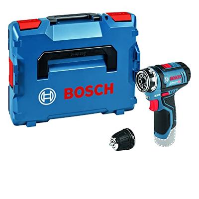 Bosch Professional GSR 12V-15 FC Accu Schroefboormachine FlexiClick 12V Basic Body + 1x Hulpstuk in L-Boxx - 06019F6002 - thumbnail