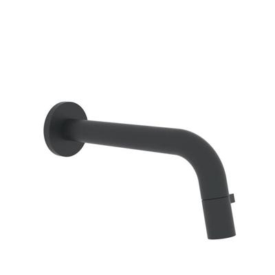 HansaHansanovatapkraan wanduitloop1/2aansluiting sprong 186mm mat zwart 5096810133