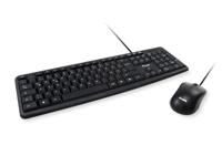 Equip 245201 toetsenbord Inclusief muis Kantoor USB QWERTY Spaans Zwart - thumbnail