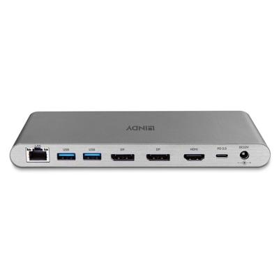 LINDY 43349 USB-C dockingstation Geschikt voor merk (dockingstation): Universeel - thumbnail