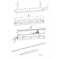 Mexlite Keukenkastlamp ceiling and wall LED 7923w wit - thumbnail