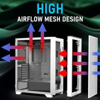 PC-behuizing - BITFENIX - Flow (wit) - Medium tower - ATX-formaat - Zonder voeding - thumbnail