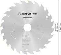 Bosch Accessories Bosch Power Tools 2608837671 Hardmetaal-cirkelzaagblad 140 x 20 mm Aantal tanden: 24 1 stuk(s) - thumbnail
