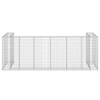 Schanskorf voor containers 325x100x110 cm gegalvaniseerd staal - thumbnail