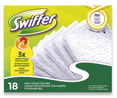 Swiffer Swiffer Droge Stofdoekjes Navullingen - 18 stuks Swiffer Swiffer Droge Stofdoekjes Navullingen - 18 stuks