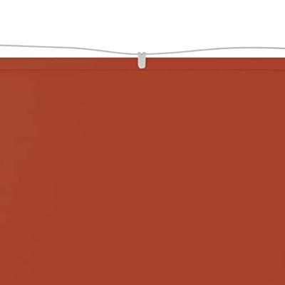 VidaXL Luifel verticaal 100x1000 cm oxford stof terracottakleurig
