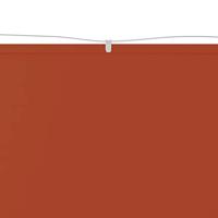Luifel verticaal 100x800 cm oxford stof terracottakleurig - thumbnail