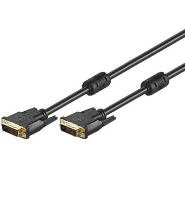 Wentronic DVI-D kabel Dual Link (DVI-D (24+1) stekker naar DVI-D (24+1) stekker) 1,8 m
