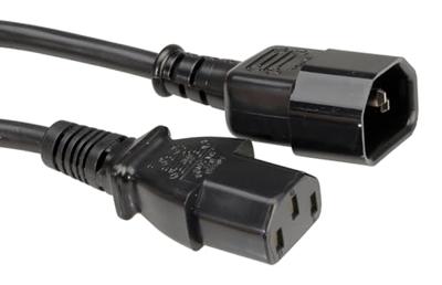 Bachmann 356.120 Apparaat (koud) Aansluitkabel Zwart 1.00 m