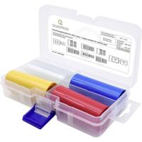 Quadrios 1905CA057 Accukrimpkous zonder lijm Transparant, Blauw, Geel, Rood 36 mm 19 mm Krimpverhouding:2:1 4 onderdelen - thumbnail