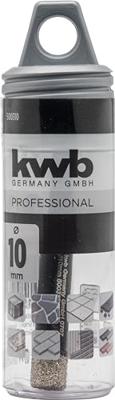 kwb HM Fliesenbohrer 6-Kant10 mm 500310 Tegelboor 1/4 (6.3 mm), Zeskant schacht 1 stuk(s)