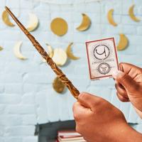 Wizarding World Harry Potter toverstaf met spreukkaart Hermelien Griffel - 30 cm - thumbnail