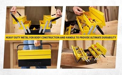 Stanley 1-94-738 Gereedschapskoffer Metaal Cantilever - 5 laden - thumbnail