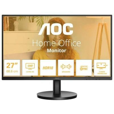 AOC U27B3A LCD-monitor Energielabel F (A - G) 68.6 cm (27 inch) 3840 x 2160 Pixel 16:9 4 ms DisplayPort, HDMI IPS LCD