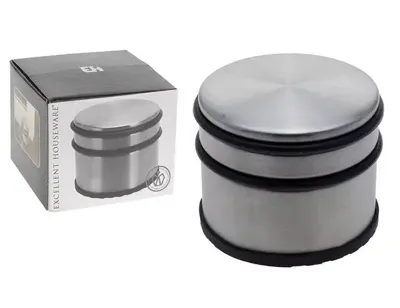 DEURSTOPPER RVS DIA 9XH7,5CM DEURSTOPPER RVS DIA 9XH7,5CM