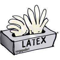 Leipold Doehle 14699-8 Wegwerphandschoen 100 stuk(s) Latex Maat (handschoen): 8, M - thumbnail