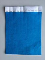 Toegangsbandjes kleur blauw 100 stuks - thumbnail