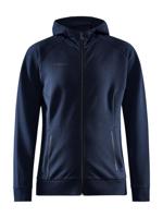 Craft 1910626 Core Soul Full Zip Hood Wmn - Dark Navy - M - thumbnail