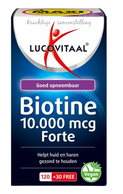 Lucovitaal Biotine forte 150 Zuigtabletten Lucovitaal Biotine forte 150 Zuigtabletten