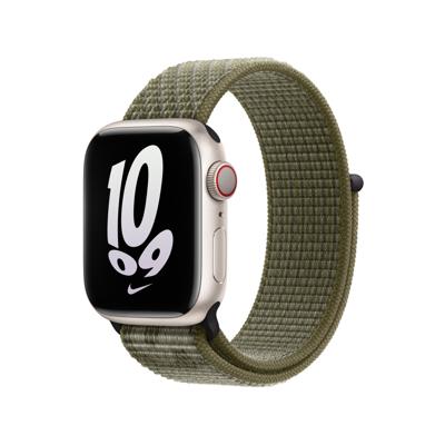 Apple Nike Sport Loop Apple Watch 38mm / 40mm / 41mm Sequoia / Pure Platinum