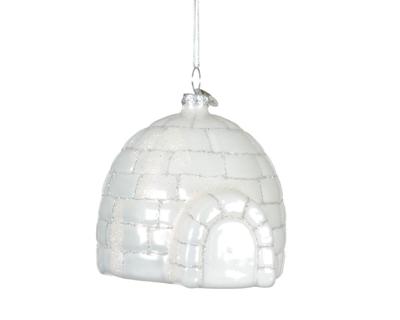 Eskimo glas L9b8,1h7,7 cm winterwit Decoris - Decoris Eskimo glas L9b8,1h7,7 cm winterwit Decoris - Decoris