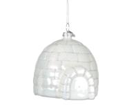 Eskimo glas L9b8,1h7,7 cm winterwit Decoris - Decoris - thumbnail