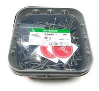 Dynaplus unischroef/spaanplaatschroef ar-coating platkop deeldraad torx tx25 5.0x90/45 | 400 stuks - 0289.14.42501 - thumbnail